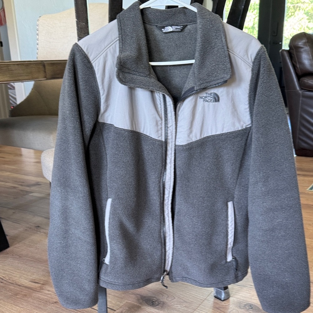 The North Face Two-Tone Gray Fleece Jacket